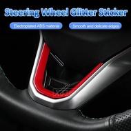 For Volkswagen VW ID4 ID4X ID6X ID6 CROZZ Steering Wheel Patch U-shaped Sticker Carbon Fiber Decal I
