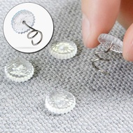 20PCS Bed Sheet Clip Fixer Transparent Twist Nail Sofa Cushion Blankets Cover Grippers Holder Fixing Slip-Resistant For Home Bedding Accessories