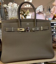 Hermes Birkin 35 大象灰銀扣