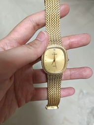 CYMA希瑪金麥穗石英女裝手錶