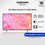 Samsung 55” Q60C QLED 4K Smart TV (2023), 4 Ticks