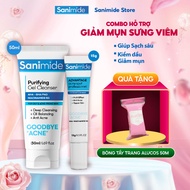 COMBO to Reduce Acne, Swelling and Inflammation for Oily and Acne Skin SANIMIDE, Acne Reduction GEL 