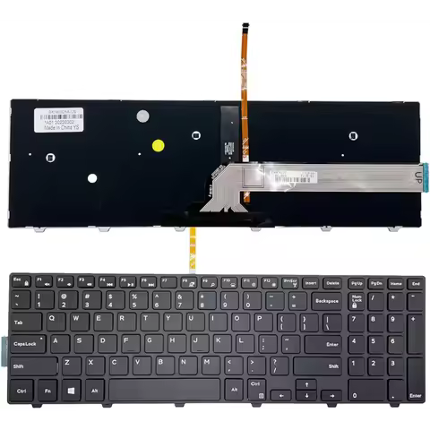 Backlight Keyboard Compatible for Dell inspiron 15 3000 5000 3541 3542 3543 3551 5542 5545 5547 5755