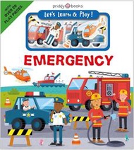 ＊小貝比的家＊EMERGENCY/LET'S LEARN & PLAY/硬頁拼圖書/ 職業