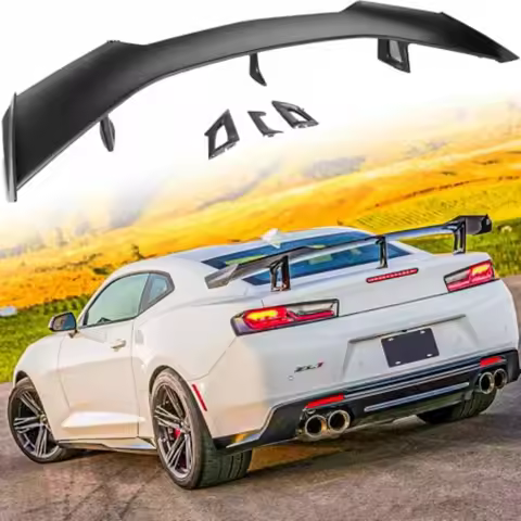 ZL1 1LE Style Rear Spoiler Trunk Wing for Camaro 2016-2024 Matte Black Compatible Without Rear Spoil