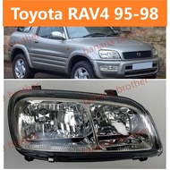 โคมไฟ Rav4สำหรับ Toyota RAV 4 (1998-2000) ไฟหน้า SXA11 RAV-4 SXA10ไฟฉายคาดศีรษะหลอดไฟหน้าไฟหน้าชุดไฟ