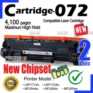 2x Compatible to Canon Cartridge CRG 072 072H MF286dn MF289dw LBP171dn LBP172dw LBP171 LBP172 MF 286