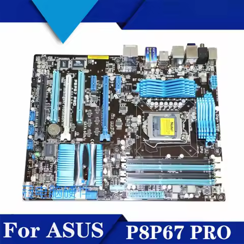 A+ For ASUS P8P67 PRO 1155-Pin USB3 SATA3P67 Motherboard Supports i7 3770