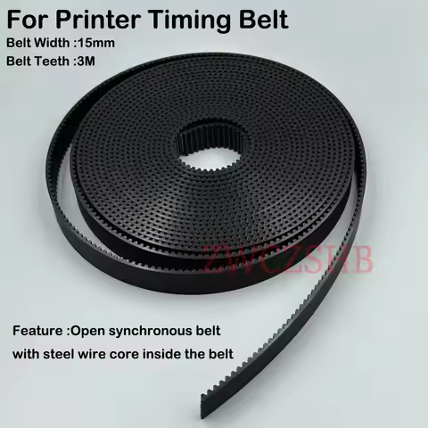 Solvent UV Printer Carriage Long Belt 3M-15MM Motor Timing Belt for XP600 TX800 DX5 DX7 Mimaki JV33