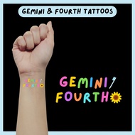 Gemini & Fourth tattoos