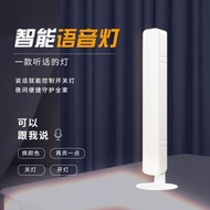 A90 （白色）人工智慧 語音 小夜燈 USB聲控燈 床頭電腦桌小檯燈 氣氛燈（普通話）