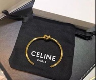 Celine Knot 打結裝飾造型女款手鐲 金色