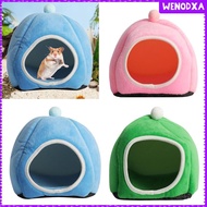 [Wenodxa] Semi Closed Hamster Hedgehog Chinchilla Guinea Pig House Chinchilla Cotton Nests Bed for G