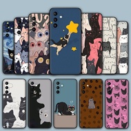 Silicone Cover Phone Case Realme C33 C35 C55 N55 C53 C51 Narzo 20 20Pro 30A G7K8 Cute Cat Soft Casin
