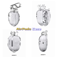 Heart Earphone Case Suitable for Airpods pro3 Suitable for AirPods4 Earphone Case Liquid Silicone Pr