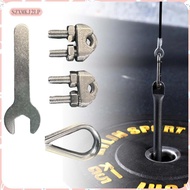 [szxmkj2lp] Wire Rope Locks Accessories Set Equipment Gym Training for Gym Machine Cable Weight Cabl