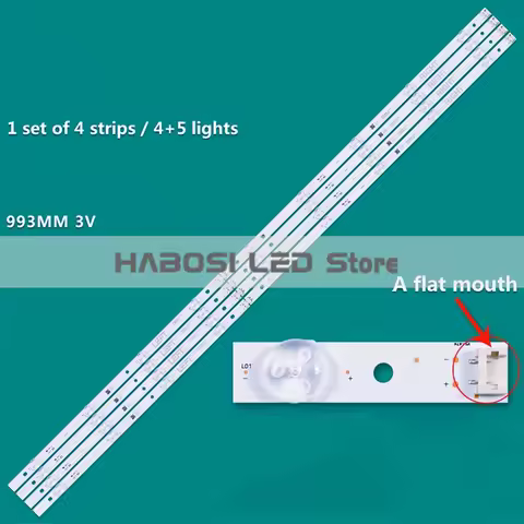 8pcs LED 49UJ6309 49UJ639V 49UN71003LB 49UJ632T-TA 49UK6390PLG 49UJ630V-TA 49LJ5500-UA 49LJ550M-UB 4