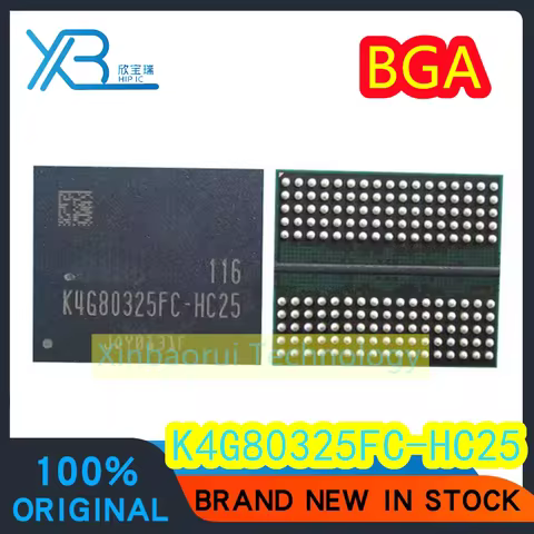 (1/10pieces) K4G80325FC-HC25 K4G80325FC BGA DDR5 memory chip IC 100% brand new original consumer ele
