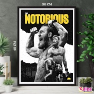 UFC Conor McGregor Wall Decoration Size 30 X 40 / UFC Conor McGregor Wooden Poster Size 30 X 40 / UF