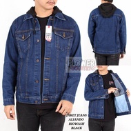Jaket Jeans Hoodie Aliando New Arival Premium