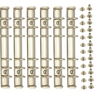PATIKIL A6 6-Hole Ring Binder Mechanisms, 6 Set Binder Spines Replacement for Binder Planners