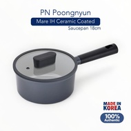 [PN Poongnyun] Mare IH Ceramic Coated Saucepan 18cm – Korean Cookware, IH Compatible
