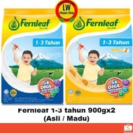 ┇✔Fernleaf 1-3 tahun 900g x 2 (Asli, Madu)