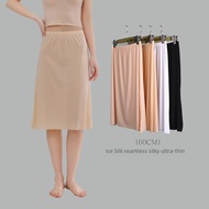 ANEMONE Safety Underskirt Slips Traceless Summer Anti-Penetrating For Girl Inside Take Skirt Solid C
