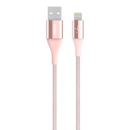 Belkin สายชาร์จไอโฟน 5 - 14 Pro max ช่องเสียบ Lightning พร้อมโอนถ่ายข้อมูล แบบเชือกถัก DuraTek รุ่น 