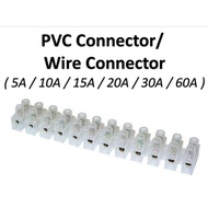 PVC Connector Terminal Block Barrier Wire Connector 15A