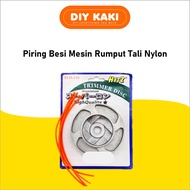 Hitz Piring Aluminium Mesin Rumput Tali Nylon | Trimmer Disc Plate with Nylon Line Cables TUD-110