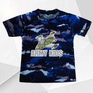 AURI Army Kids Camouflage T-Shirt, Comfortable and Stylish, Airplane Image