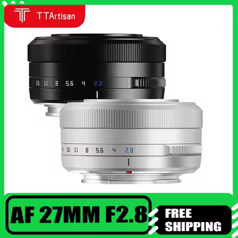 TTArtisan Auto Focus 27mm F2.8 Camera Lens Fuji X Fujifilm XF Sony E Nikon Z Mount STM APS-C Eye per