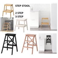IKEA Bekvam Step Stool / Step ladder / Kitchen Stool / Kitchen Ladder , 3 steps / 2 Steps