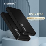 ✳● TISHRIC HDD Case For Hard Drive Box Sata To Usb 2.0/3.0 Adapter Hard Disk Case HDD Enclosure External Hard Drive Box Support 8TB