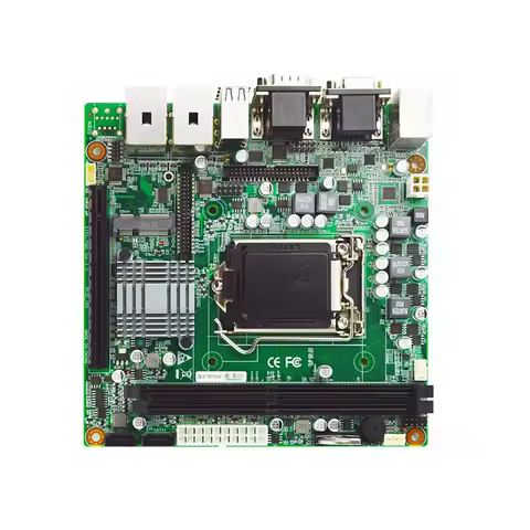 EITX-7581 Mini ITX Industrial Motherboard Intel 6th 7th Gen LGA 1151/2 CPU Support 32GB DDR4 LAN for
