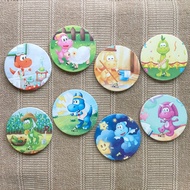 小恐龍 繪本風 鶯歌陶瓷吸水杯墊