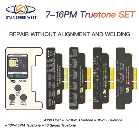 AY A108 FaceID/Battery/Truetone Programmer for iPhone X/XS/XR 11 12 13 14 15 16 Pro Max Data Modific