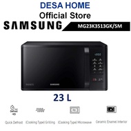 SAMSUNG MG23K3513GK 23L GRILL MICROWAVE OVEN  WITH HEALTHY STEAM MG23K3513GK/SM