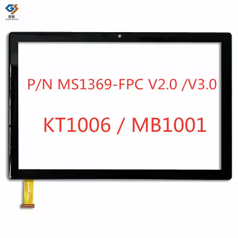 10.1 inch 2.5D Glass P/N MS1369-FPC V2.0 /V3.0 Tablet KT1006 Capacitive Touch Screen Digitizer Senso