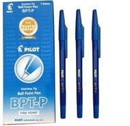 MakmurATK- Pulpen / Ballpoint Pilot BPT-P hitam / biru (1 lusin isi 12 pcs)