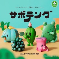Japan TOMY Genuine Gashapon Loose Cute Cactus Succulent Plant Figurine Toy Display Model