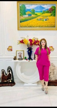 SETELAN WANITA DEWASA  RAYON TWILL POLOS 7/8