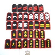 MERAH BLACK PDL RANK WITH RED LINE POLICE ATTRIBUTES BHARADA COLLAR BHARATU BHARAKA BRIPDA UNTIL BRI