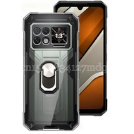 Ring Holder Case For Doogee S200 Max Shockproof Soft TPU Kickstand Cover on For Doogee S200 Max
