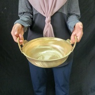 Kuali periuk belanga tembaga Terengganu solid brass handmade Ramadan vibes.
