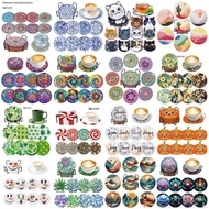8 Piece Set DIY Diamond Painting Coaster with Cup Holder Mandala Coaster Handicraft DIY Coaster Mate