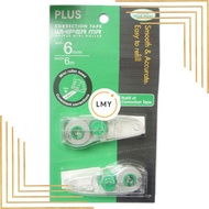 [NEW] PLUS WH-606R-2P CORRECTION REFILL WHIPER MINI ROLLER 6MM X 6M
