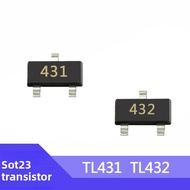 100pcs/lot TL431 SMD Transistor Package SOT-23 CJ431/AZ432 Printing 431/432 Regulator TL432