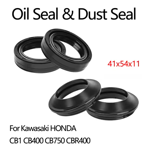 41x54x11 41 54 11 Oil Seal & Dust Cover Front Fork For Kawasaki HONDA CB-1 CB1 CB400 CB750 CBR400 CB